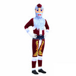 Kids Santa Costume Funny Xmas Onesie Festive Holiday Outfit for Boys Girls