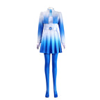 Chloe Charming Costume Descendents Blue Princess Skirt with Jacket and Accessories for Kids Adults Halloween Party