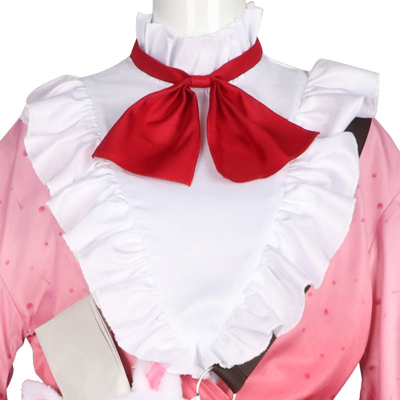 Adult Nezuko Cosplay Costume Halloween Cosplay Outfit Kinomo Dress Full Set for Role Play