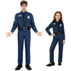 Bunny Police Uniform Unisex Navy Tops Pants Badge and Accessories for Cosplay Events
