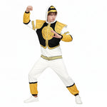 Adult Dragon Ranger Costume Hooded Jumpsuit with Retro Armor Cosplay Outfit for Themed Events