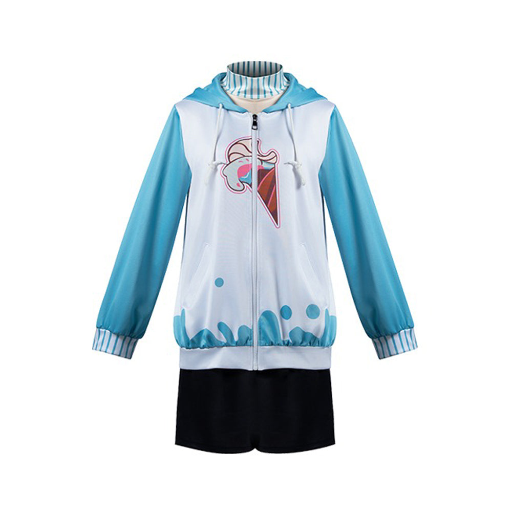 IDV Game Little Girl Costume Adult 5th Personality Cute Hoodie Shorts Outfit