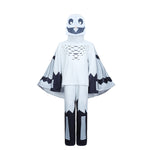 Kids The Owl Costume Forest Survival White Outfit Coat Pants Helmet and Gloves Full Set
