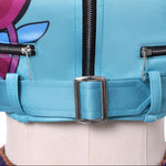 Pop Star Costume Blue Cosplay Suit Tops Pants ans Accessories Full Set for Kids Adults