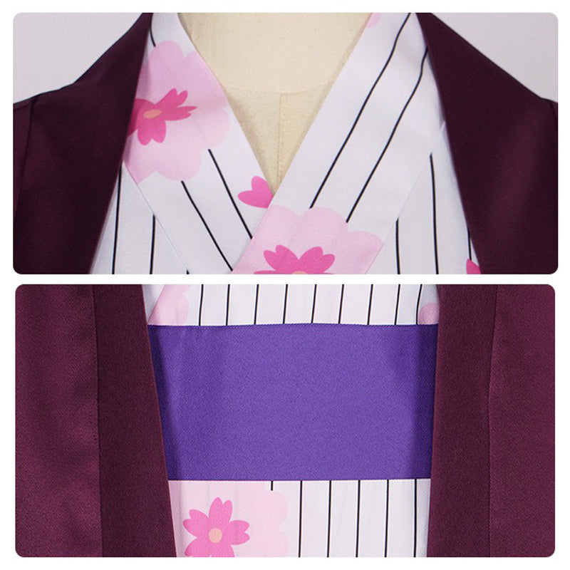 Adult Mitsuri Cosplay Costume Kimono Outfit Halloween Carnival Uniforms for Women
