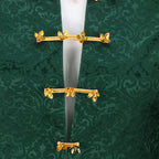 Women Alicent Hightower Dress Dragon House Queen Alicent Green Medieval Uniform for Halloween Party