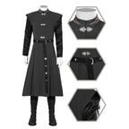 Prince Daemon Targaryen Costume Adult Men Daemon Black Party Cosplay Outfit