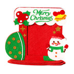 Ugly Xmas Sweater Cozy Holiday Costume with DIY Photo Frame Perfect Christmas Family Memory Kit