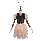2024 Movie IF Blossom Dress 6pcs Adult Pink Butterfly Costume Shirt Vest Skirt Dress Full Set
