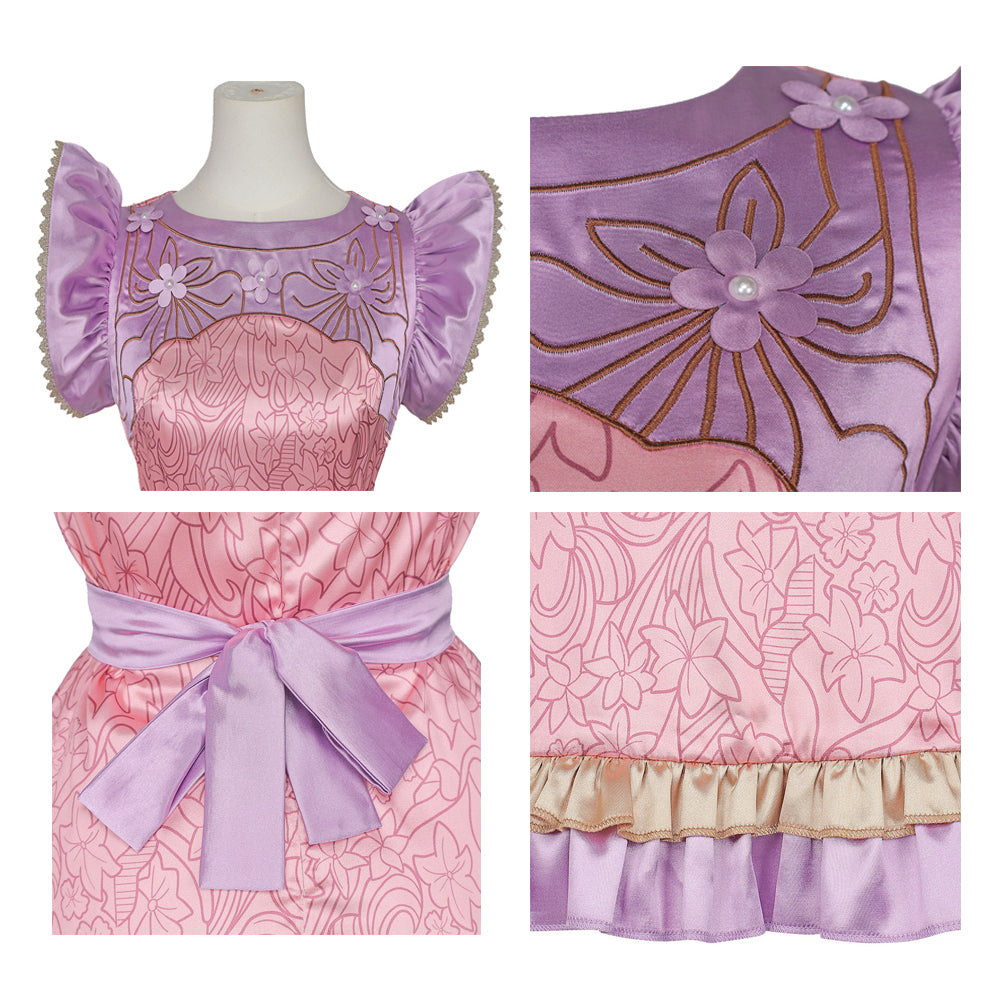 Aerith Cosplay Dress Honeybee Inn Costume FF7 Remake Aerith Gainsborough Outfits