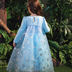 Kids Elsa Dress Halloween Princess Dress up Costume Cosplay