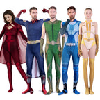 Boys Homelander Costume A-train Cosplay Outfit Starlight Deep Crimson Countess Suit