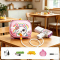 2 IN 1 Electric Water Gun with Backpack and Drum Magazine 29.5FT Range Summer Water Toy for Kids 2+