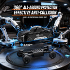 2-in-1 RC Car 2.4GHz Flying Drift Race Car Remote Control Stunt Vehicle with Rechargeable Battery for Kids