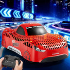 2-in-1 RC Car 2.4GHz Flying Drift Race Car Remote Control Stunt Vehicle with Rechargeable Battery for Kids