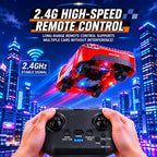 2-in-1 RC Car 2.4GHz Flying Drift Race Car Remote Control Stunt Vehicle with Rechargeable Battery for Kids