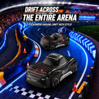 2-in-1 RC Car 2.4GHz Flying Drift Race Car Remote Control Stunt Vehicle with Rechargeable Battery for Kids