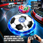2-in-1 RC Car Remote Control Hover Soccer Ball with Auto Bubble Indoor Floating Football Toy