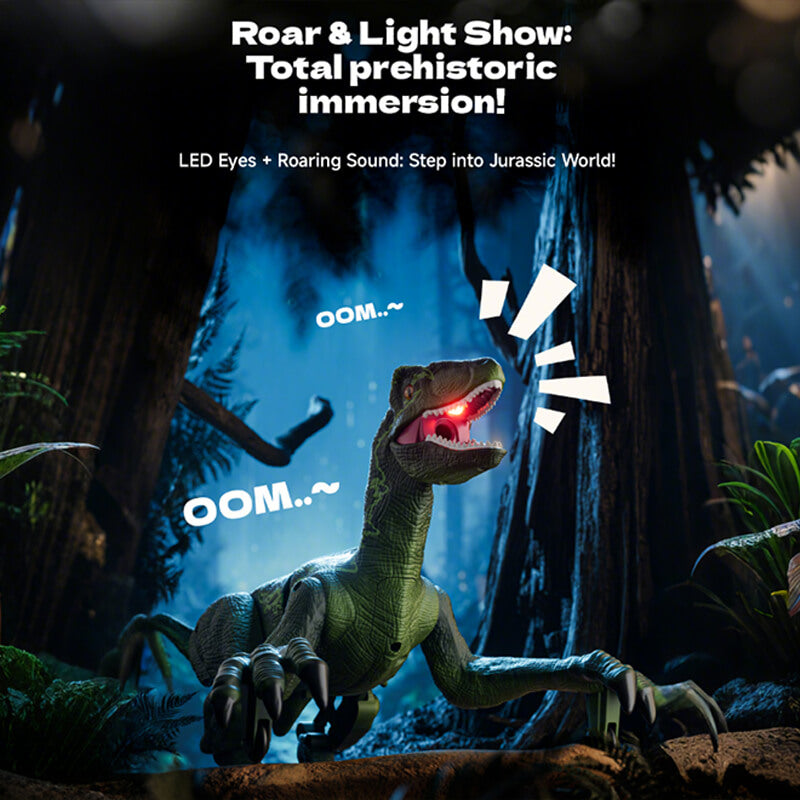 2.4G Remote Control Dinosaur Spray Dino Toy with Removable Tail Holiday Gift