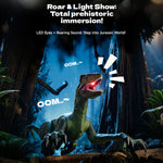 2.4G Remote Control Dinosaur Spray Dino Toy with Removable Tail Holiday Gift