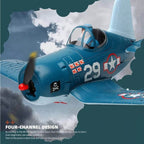 RC Airplane 2.4GHz 4CH Fighter Remote Control Planes 6G/3G Mode RC Plane