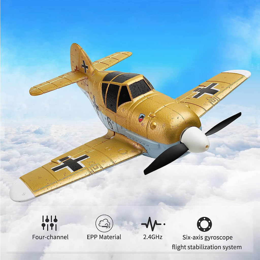 RC Airplane 2.4GHz 4CH Fighter Remote Control Planes 6G/3G Mode RC Plane