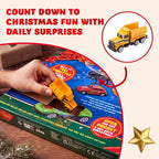 2026 Car Advent Calendar 24-Day Christmas Countdown Gift Box with Mini Toy Vehicles for Kids