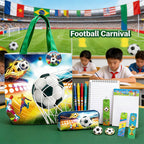 2026 Football Stationery Set for Kids Soccer Themed School Supplies with Canvas Bag