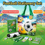 2026 Football Stationery Set for Kids Soccer Themed School Supplies with Canvas Bag