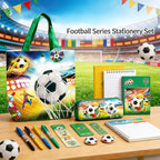 2026 Football Stationery Set for Kids Soccer Themed School Supplies with Canvas Bag