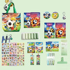2026 Football Stationery Set for Kids Soccer Themed School Supplies with Canvas Bag