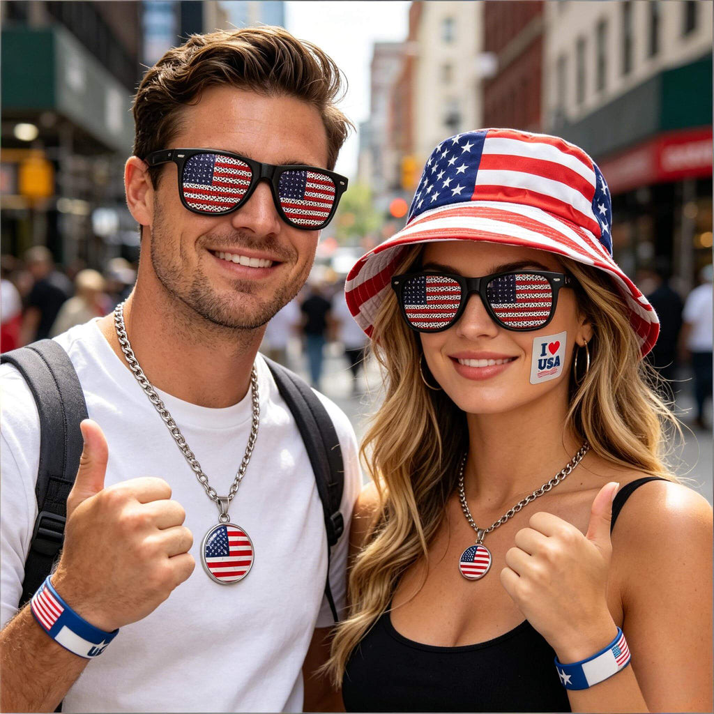 2026 Soccer Fan Set 6pcs Complete Party & Game Day Accessories Kit for Country Support