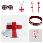2026 Soccer Fan Set 6pcs Complete Party & Game Day Accessories Kit for Country Support