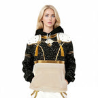 Pop Idol Costume Kids Adults Hoodie and Sweatpants Set Causal Tracksuit for Daily Wear