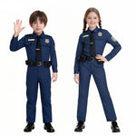 Bunny Police Uniform Unisex Navy Tops Pants Badge and Accessories for Cosplay Events