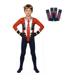 Kids Speaker Man Costume Game Toilet Red Jumpsuit with Mask