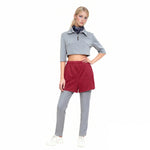 Adult El Outfit 11 Gray Crop Top Pants Shorts and Scarf Full Set for Dress-up Party