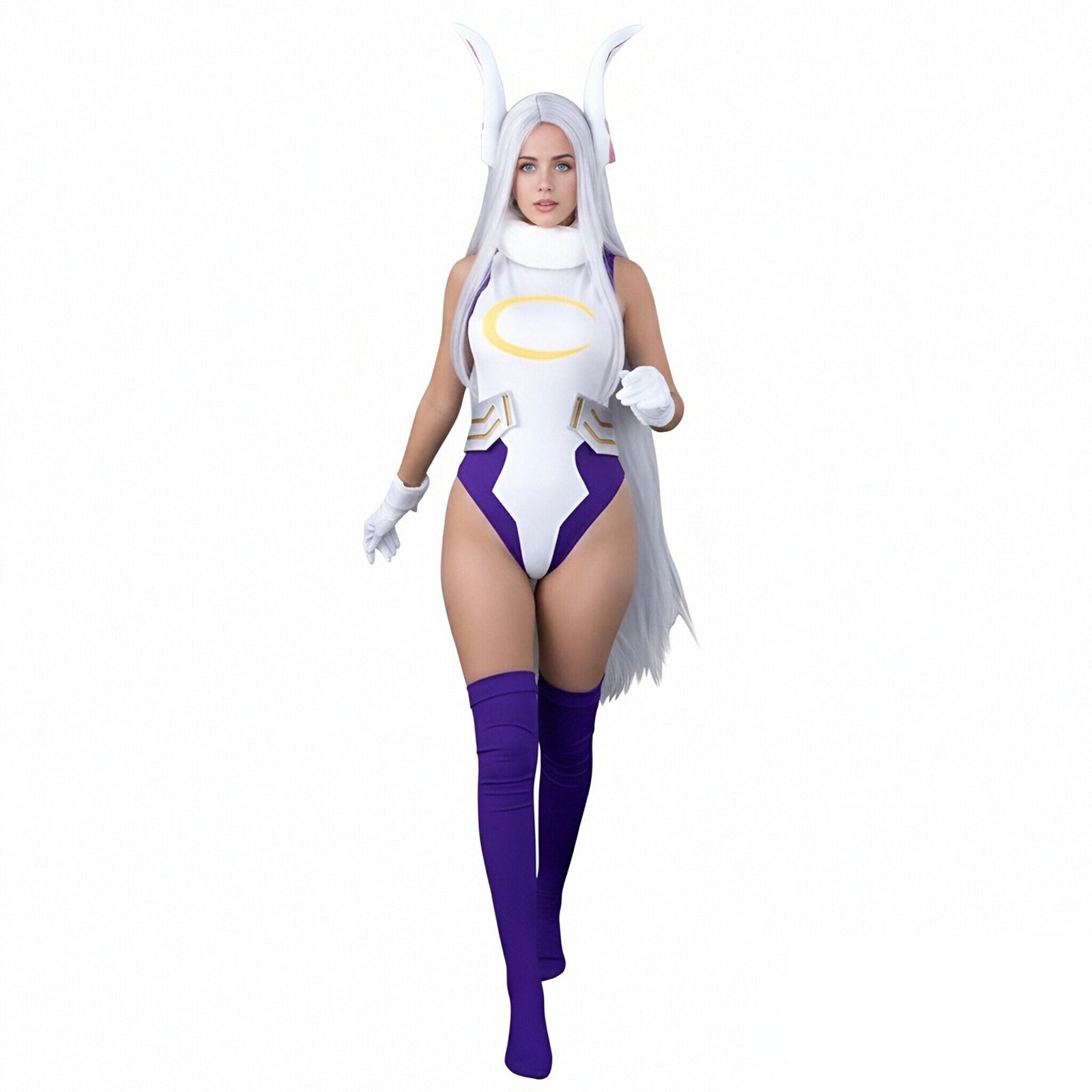 Adult Mirko Costume Rabbit Hero Cosplay Outfit Sexy Rumi Usagiyama Suit
