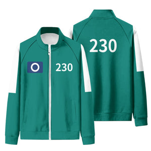 Kids Game 2 Player Tracksuit Costume Boys Girls Cosplay Green Shirt