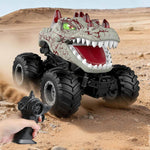 2.4GHz Dinosaur RC Car Off-Road Monster Car Movable Mouth RC Truck with Colorful Light