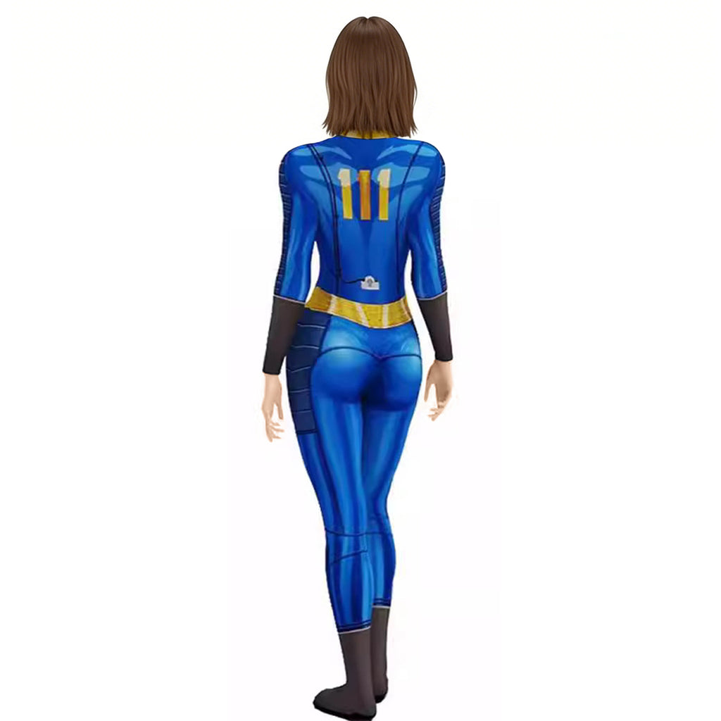 Women Nora Costume Game Player Vault 111 Jumpsuit Halloween Cosplay Outfit