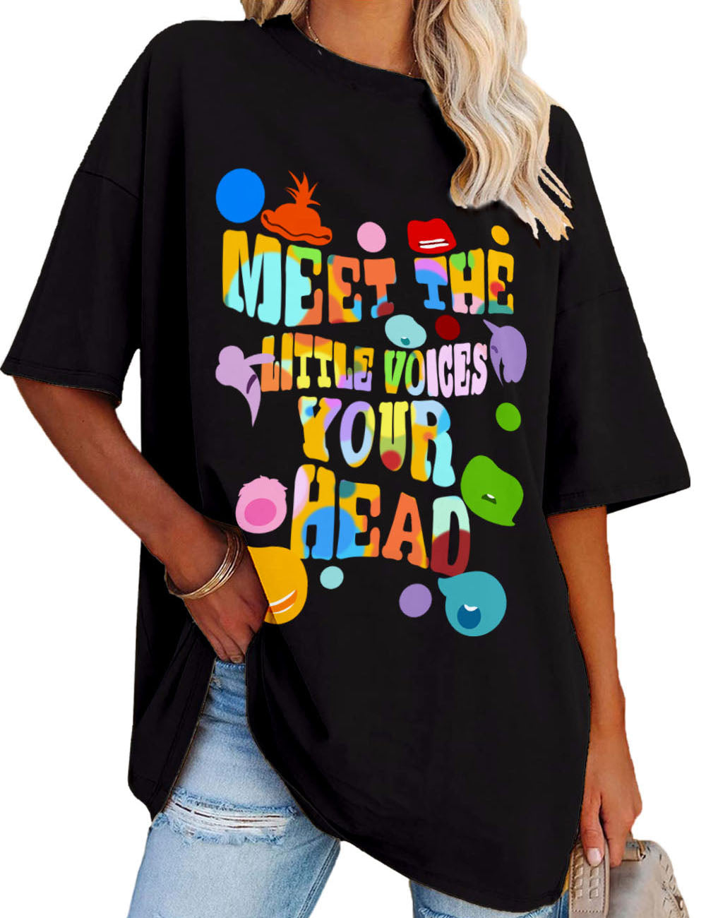 Women Inside Emotions T-shirt 2024 Movie Shirts All The Feels Summer Tees