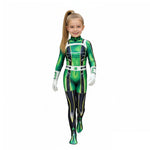 Tsuyu Jumpsuit Rainy Season Hero Froppy Costume Green Bodysuit for Cosplay
