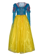 Women Princess Dress Long Sleeve Maxi Dress Elegant Costume for Adult