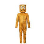 Kids Wooden Bat-wielding Ghost Costume Tung Tung Tuang Outfit with Inflatable Wooden Stick