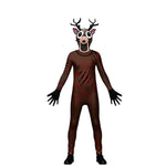 Kids The Deer Costume Brown Horror Monster Cosplay Outfit for Themed Events