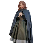 Adult Melina Cosplay Costume Dress and Cloak Full Set Medieval Renaissance Cosplay Outfit