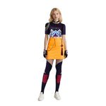 Kids Adults Pop Idol Costume Pop Star Cosplay Outfit Shirt Skirt and Accessories for Halloween Carnival