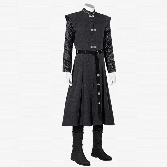 Prince Daemon Targaryen Costume Adult Men Daemon Black Party Cosplay Outfit