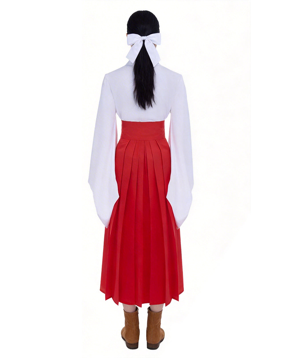 Adult Utahime Costume White Kimono and Skirt Full Set for Halloween Cosplay